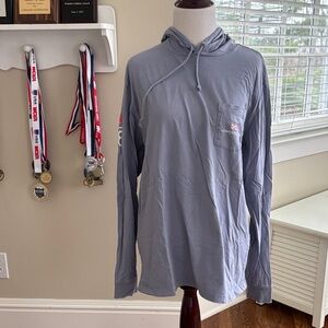Vineyard Vines Light Blue/Gray Long Sleeve Tee
